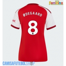 Camisa de time de futebol Arsenal Martin Odegaard #8 Replicas 1º Equipamento Feminina 2026-27 Manga Curta